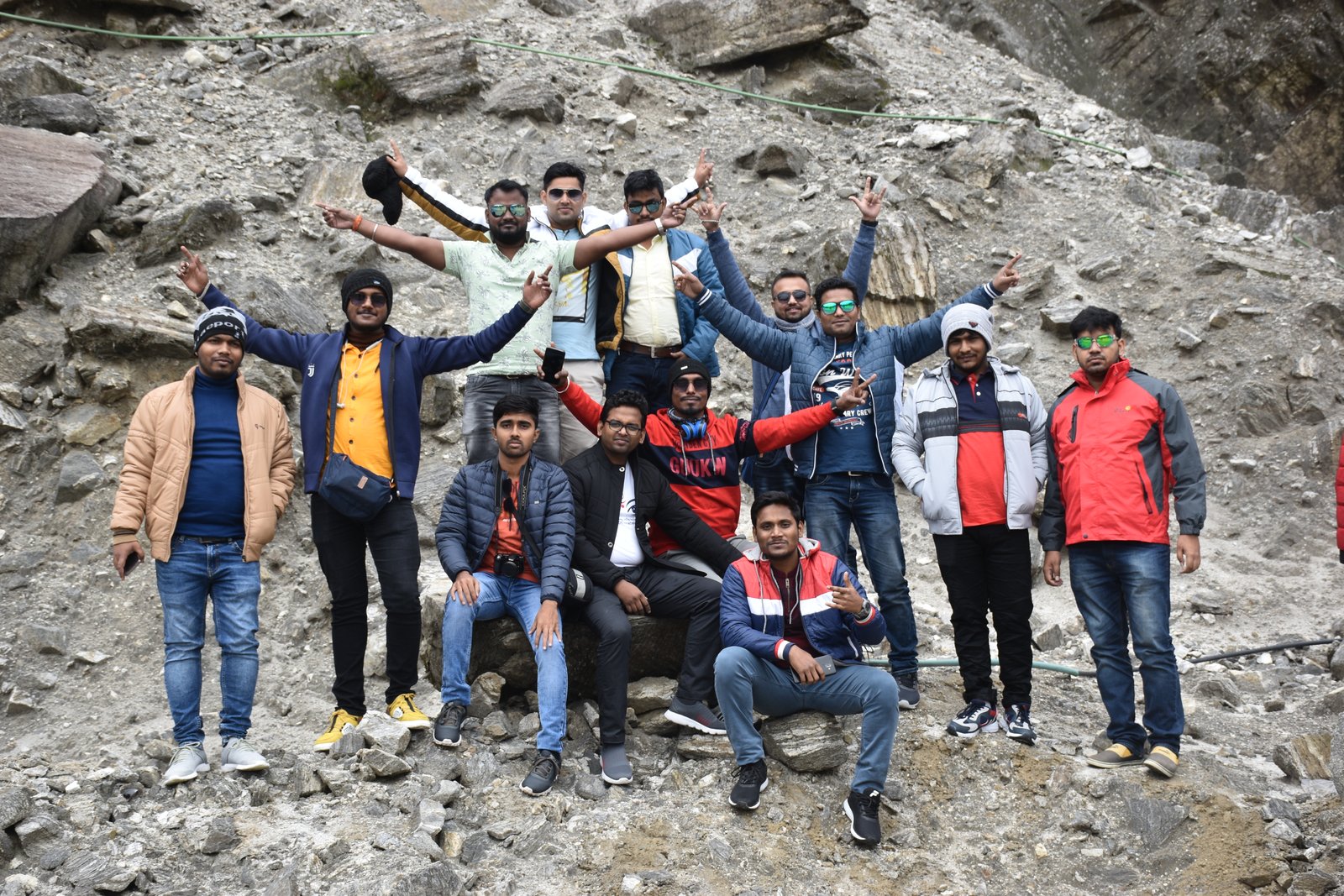 GROUP ON THE WAY OF CHANGULAKE
